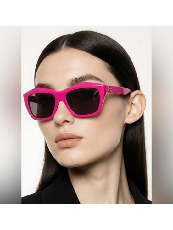 ?️ New Authentic Balenciaga BB0216S 003 Fuchsia Sunglasses main image 4